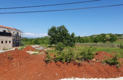 Vižinada vicinity, building plot 1108 m2 with panoramic view